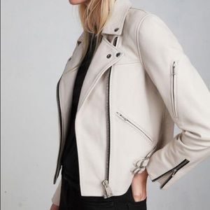 Blush pink allsaints leather jacket 💕